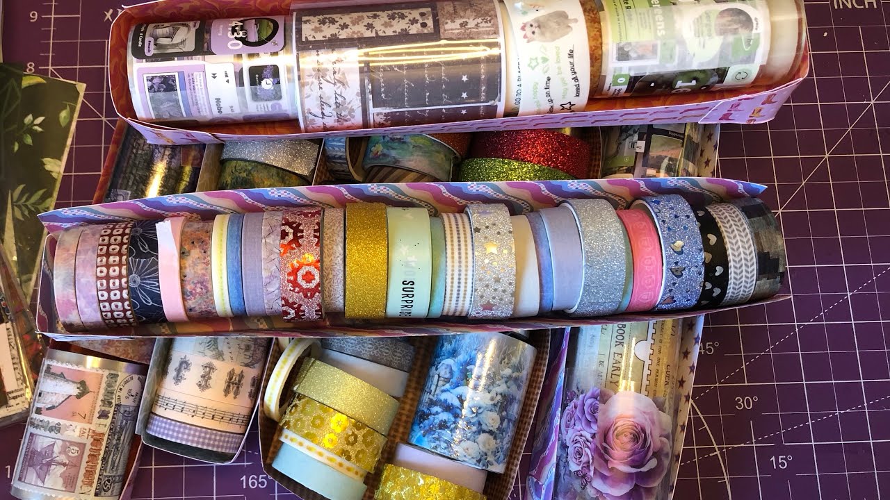 One sheet wonder 3x Aufbewahrung für WashiTape 60+ St Junk Journal DIY #diy #basteln #tutorial