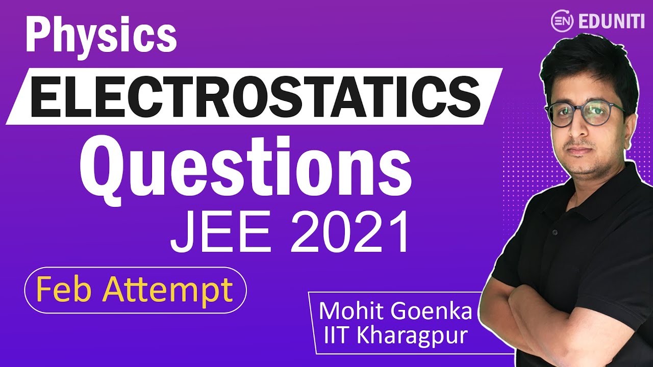 Electrostatics | JEE Main 2021 February Solution | JEE Physics | Mohit Goenka