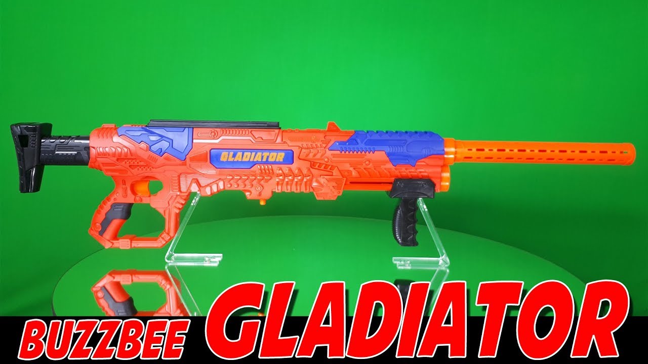 BUZZBEE AIR WARRIORS GLADIATOR Blaster [Vorstellung + Schusstest | dertestmichel]