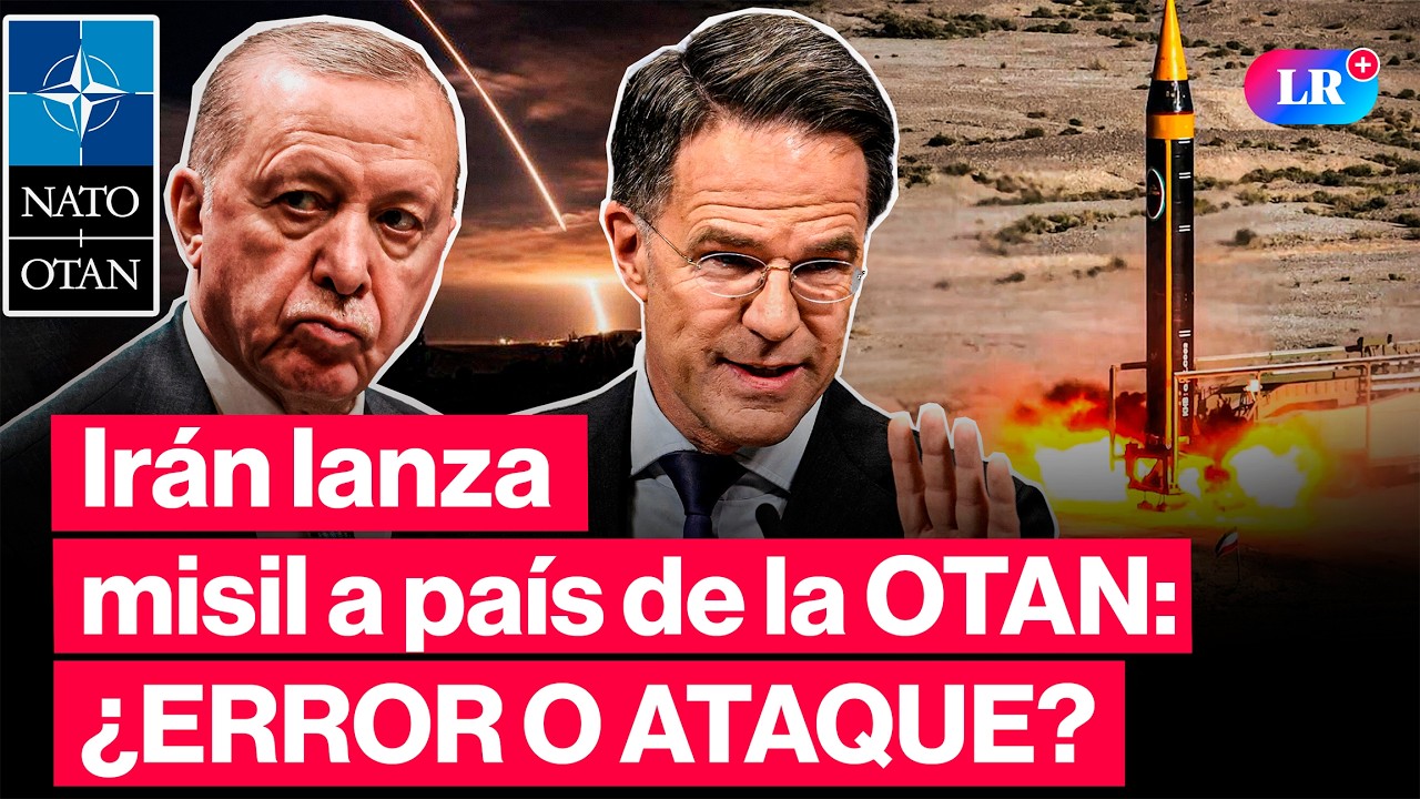 ¡ALERTA MÁXIMA! OTAN derriba misil iraní que se dirigía a Turquía   | #LR