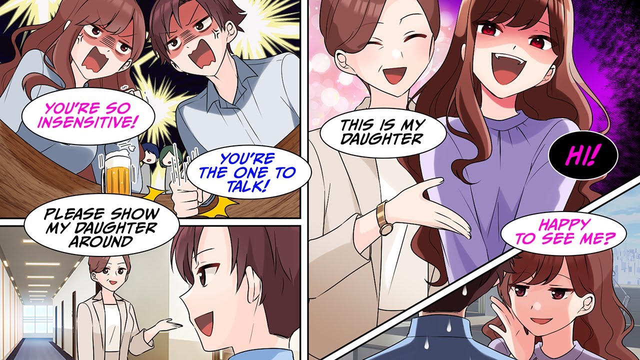 [Manga Dub] At a matchmaking bar, I got into a heated argument with a woman I had just met. Later...