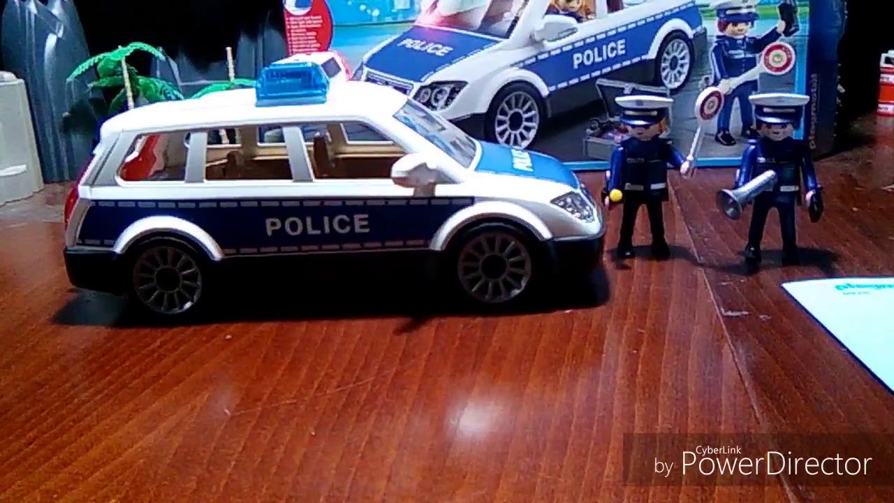 Playmobil Policía. Coche de patrulla de Playmobil.