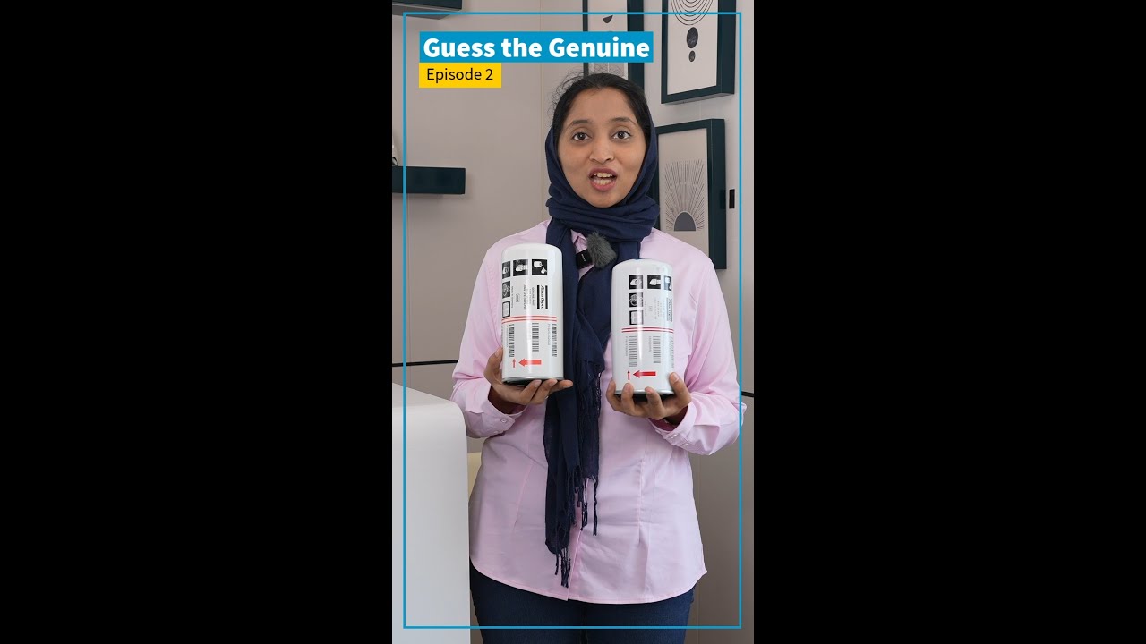 Atlas Copco Middle East | Guess the Genuine: Oil Filter Part 2