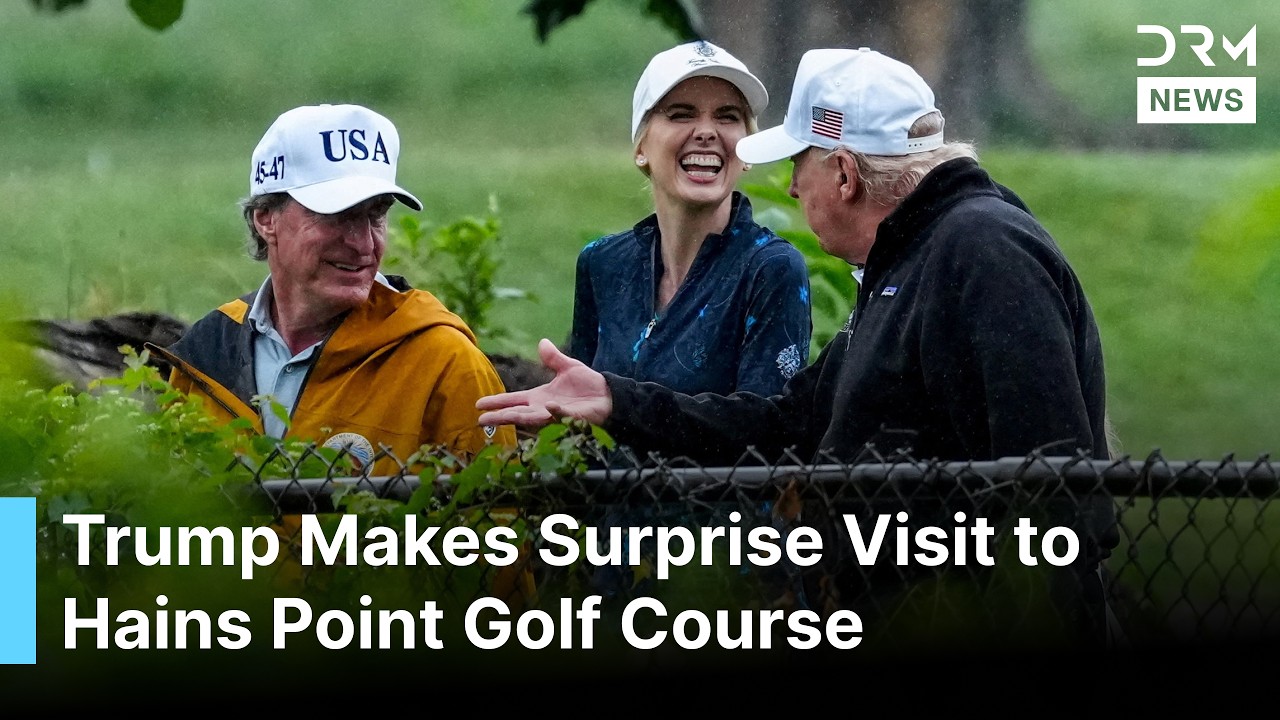 Trump Makes Surprise Appearance at Popular Washington Golf Course | DRM News | AC1C