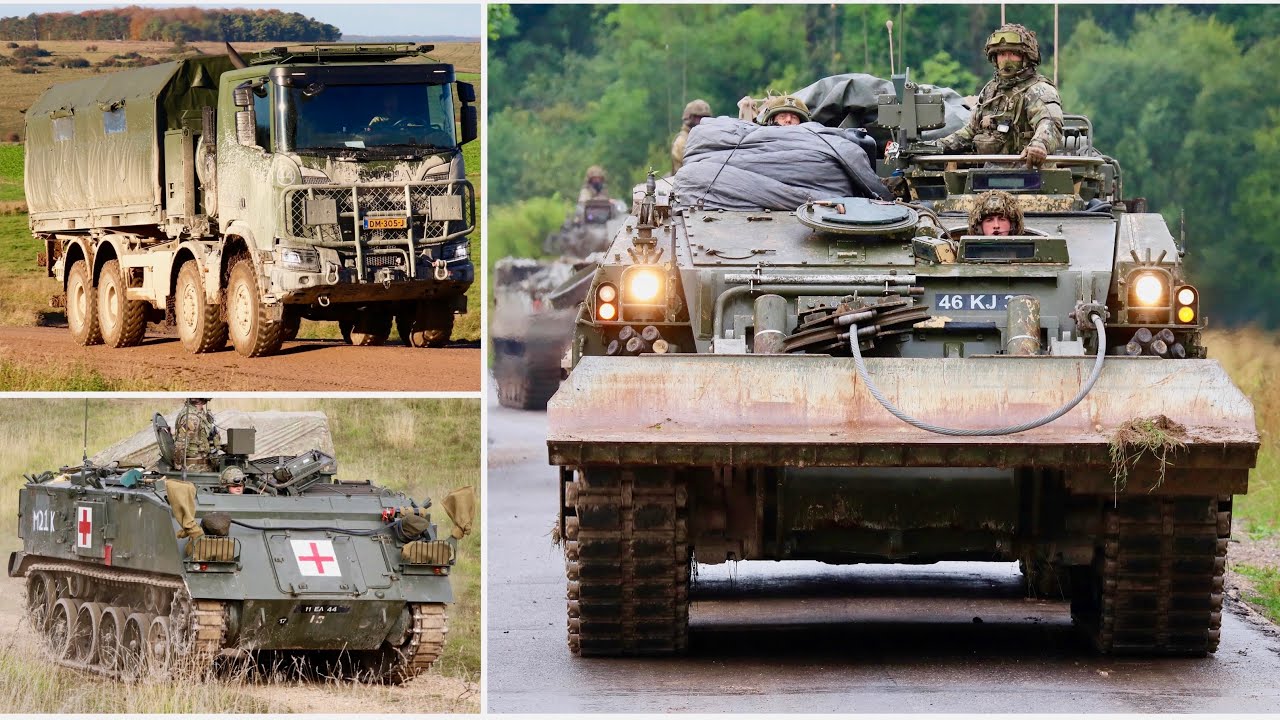 British & Dutch military vehicles training - Autumn 2023