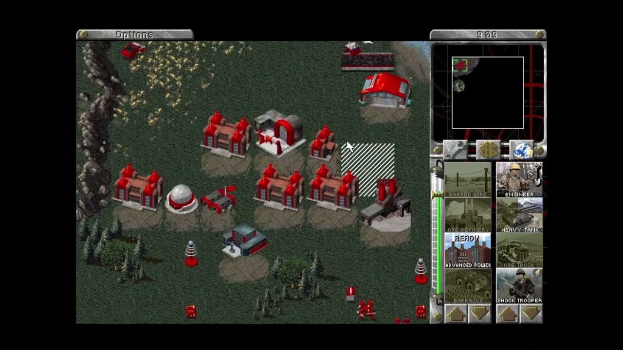 Command and Conquer: Red Alert - Skirmish - Raraku - Soviets, 7 Teams, Hard