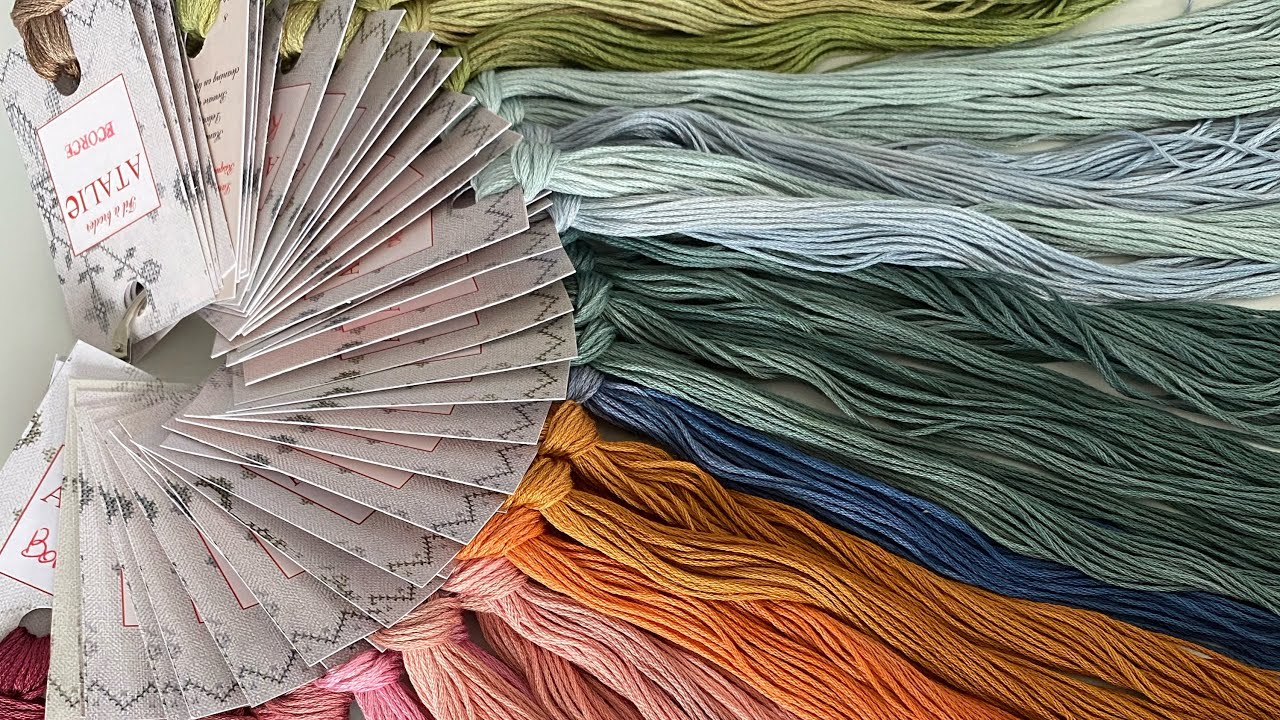 Flosstube #4 : projets terminés, avancées et achats de mars 2024 #pointdecroix #flosstube