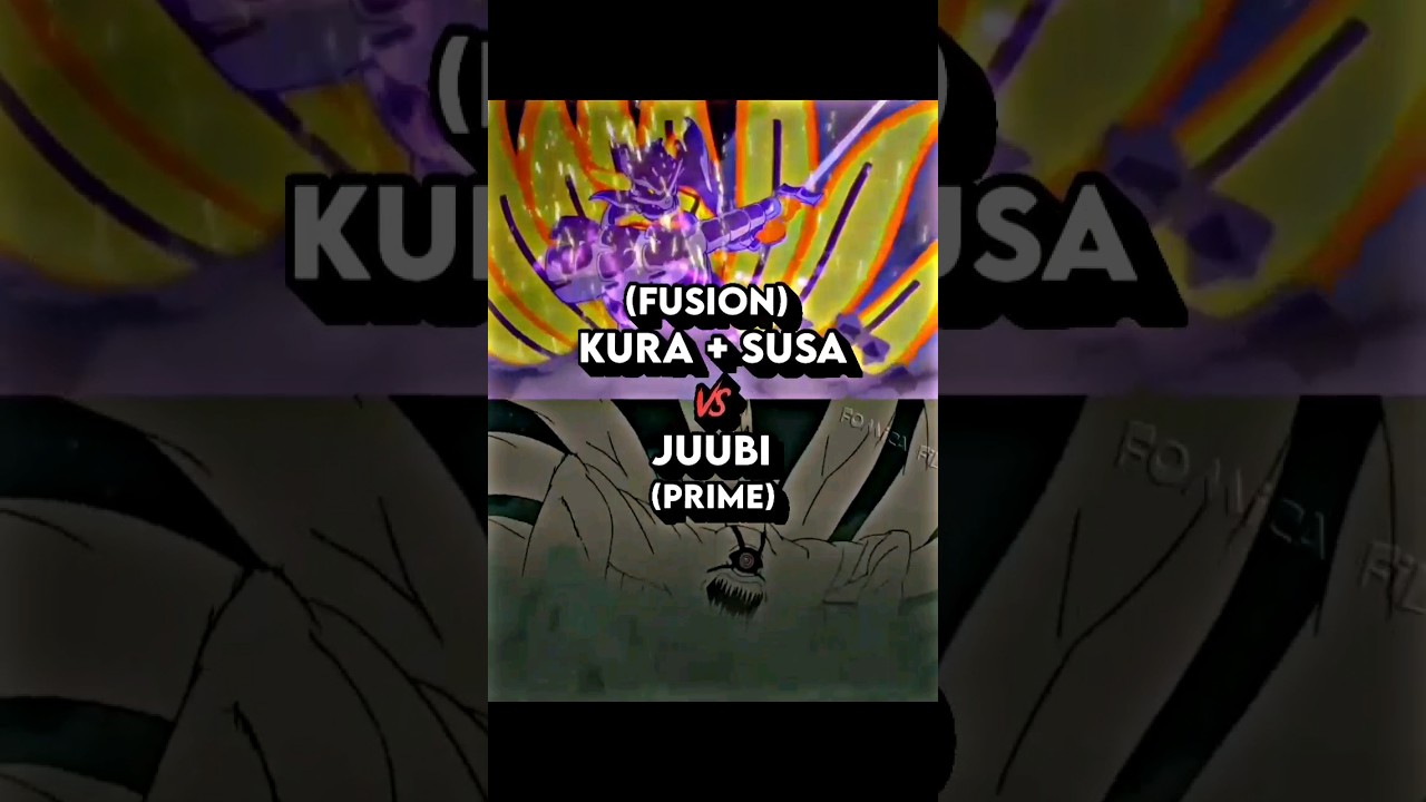 Kurama + Susano fusion vs Juubi prime | #naruto