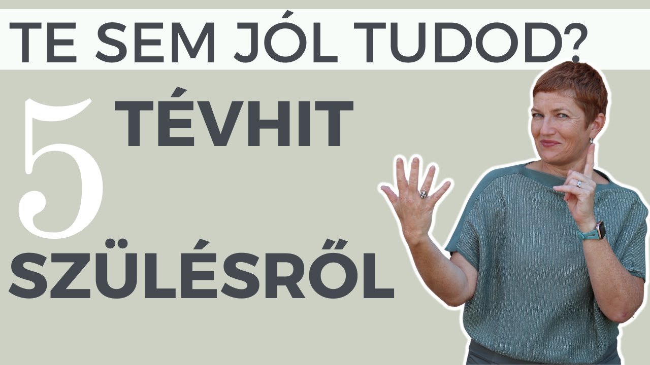 Természetes szülés:  Öt gyakori tévhit! Talán Te is rosszul gondolod?