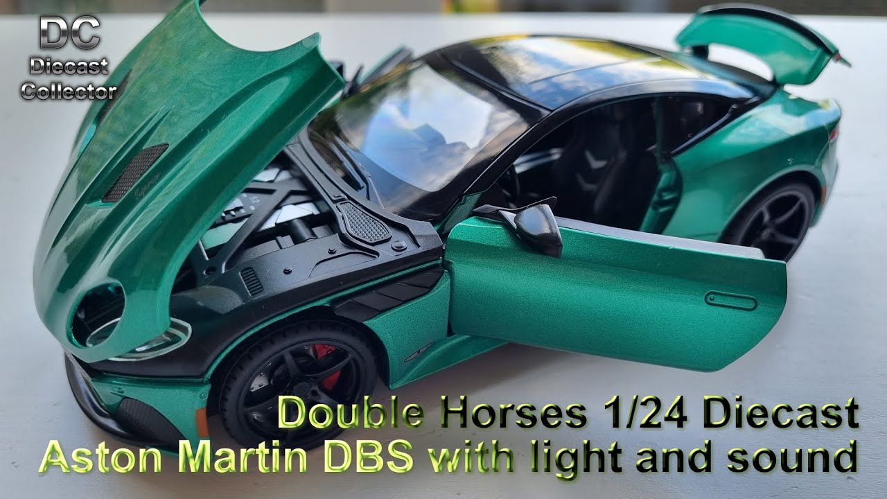 Double Horses - Aston Martin DBS Superleggera - 1/22 Diecast with Light and Sound - Full Review