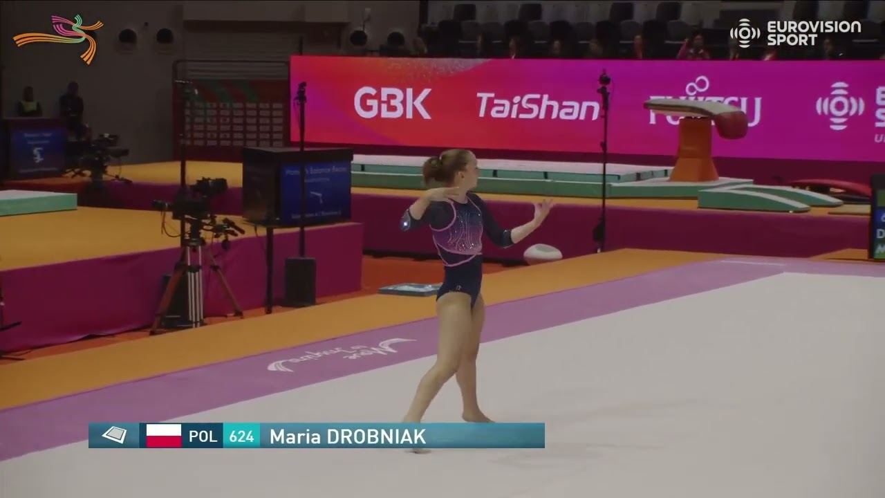 Maria Drobniak. 2025 World Championships. Qualification. FX