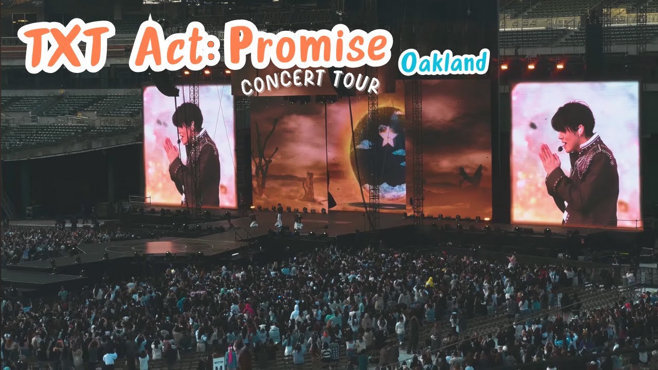 TXT Act Promise Concert Tour in Oakland 4K Fancam (Full Concert)