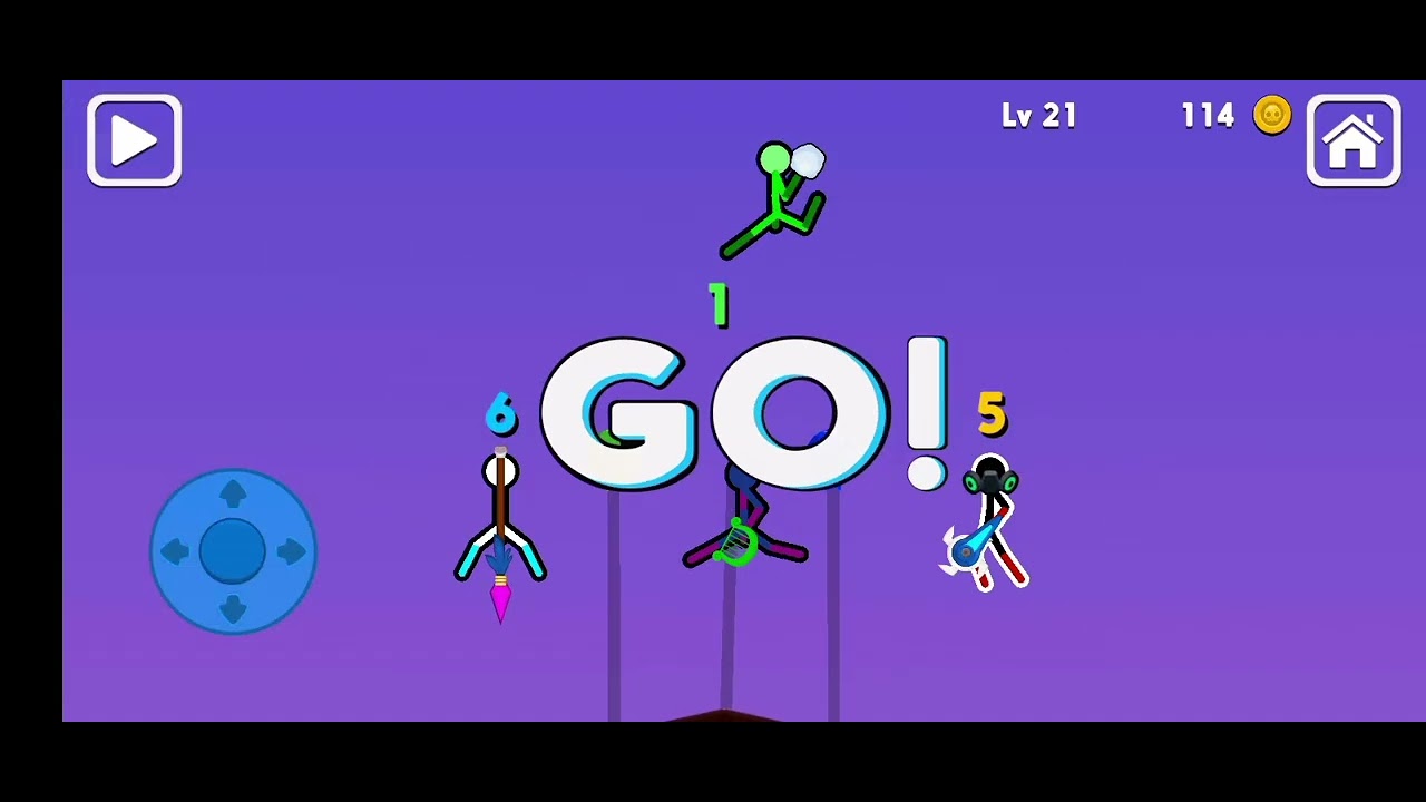 White stickmen plays with all the stickmen 