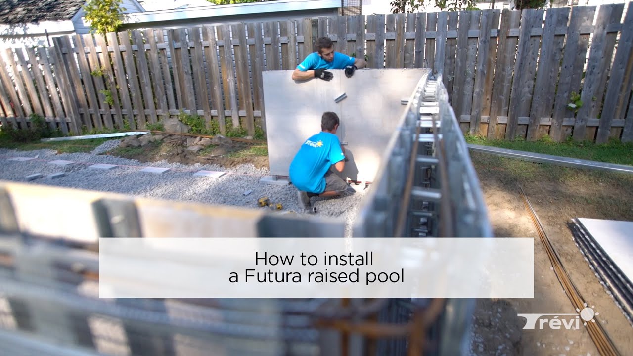 How to install a Futura raised pool