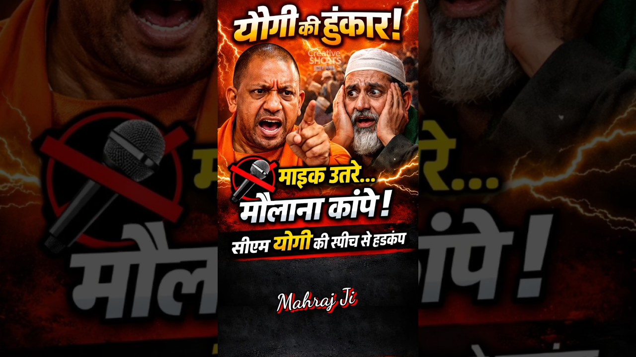 Yogi Adityanath STUNS the Nation with Shocking Announcement About Uttar Pradesh Mosques #shortvideo