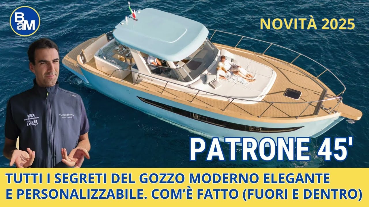 Patrone 45 è il gozzo elegante con interni da sogno! Com'è fatto e il prezzo
