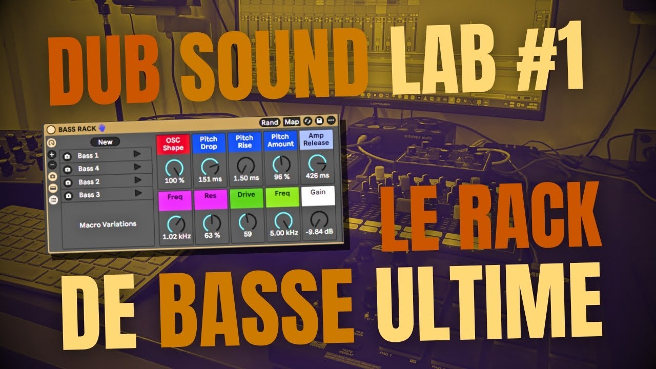 DBT Sound design : Faire un module de basse DUB tout terrain avec Ableton et Wavetable