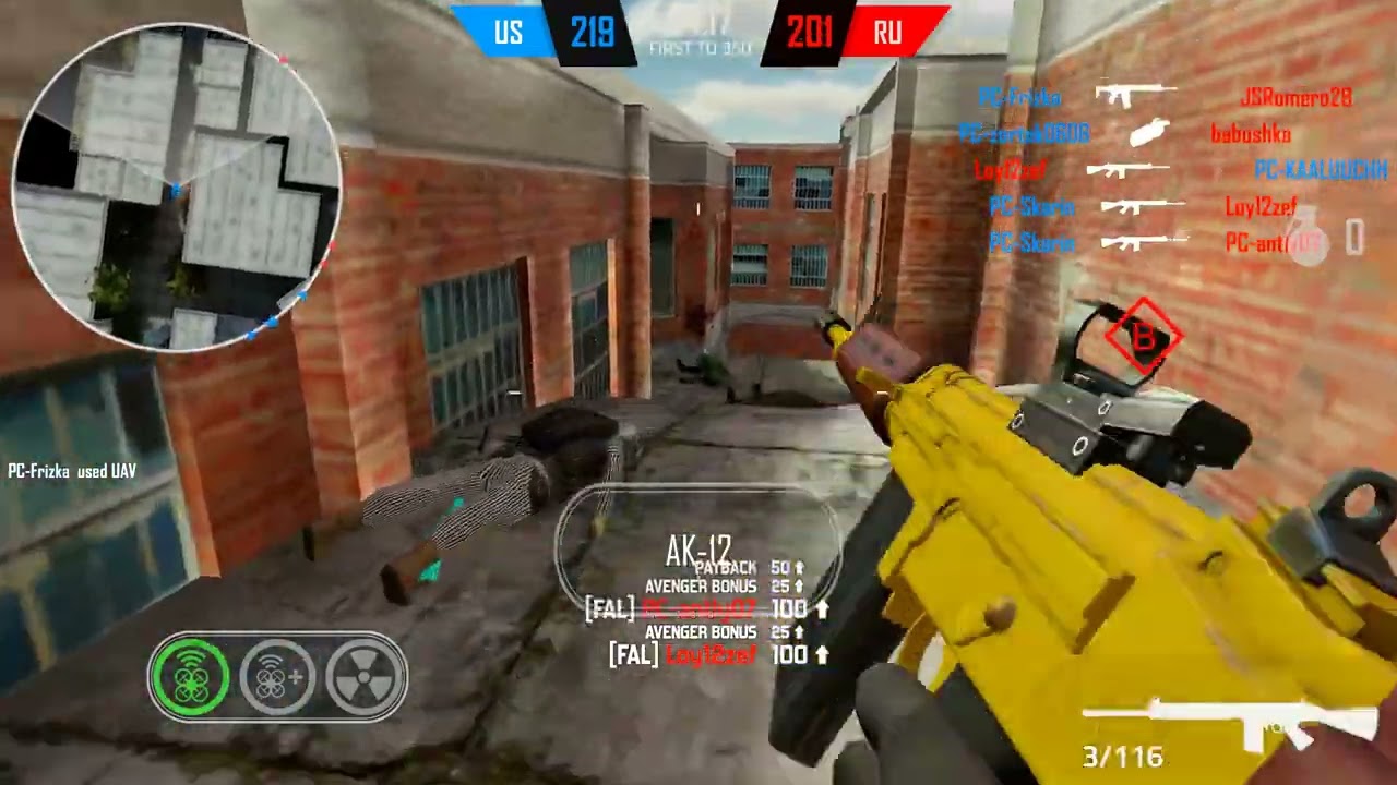 Using the FAL on Urban with GhostSlayer - Tough lobby (gun audio only) | Bullet Force