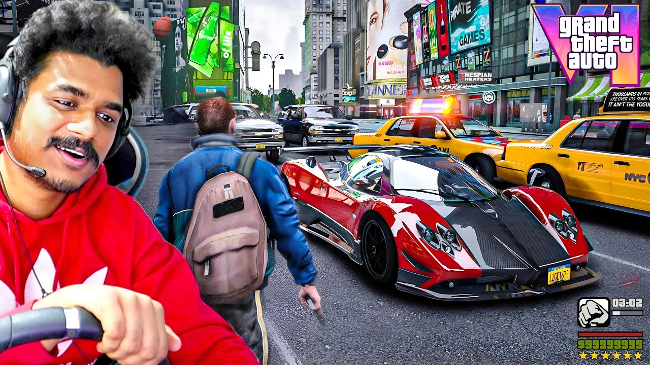 WELCOME TO GTA 6 WITH ONLY RARE SUPER CARS ! 😍