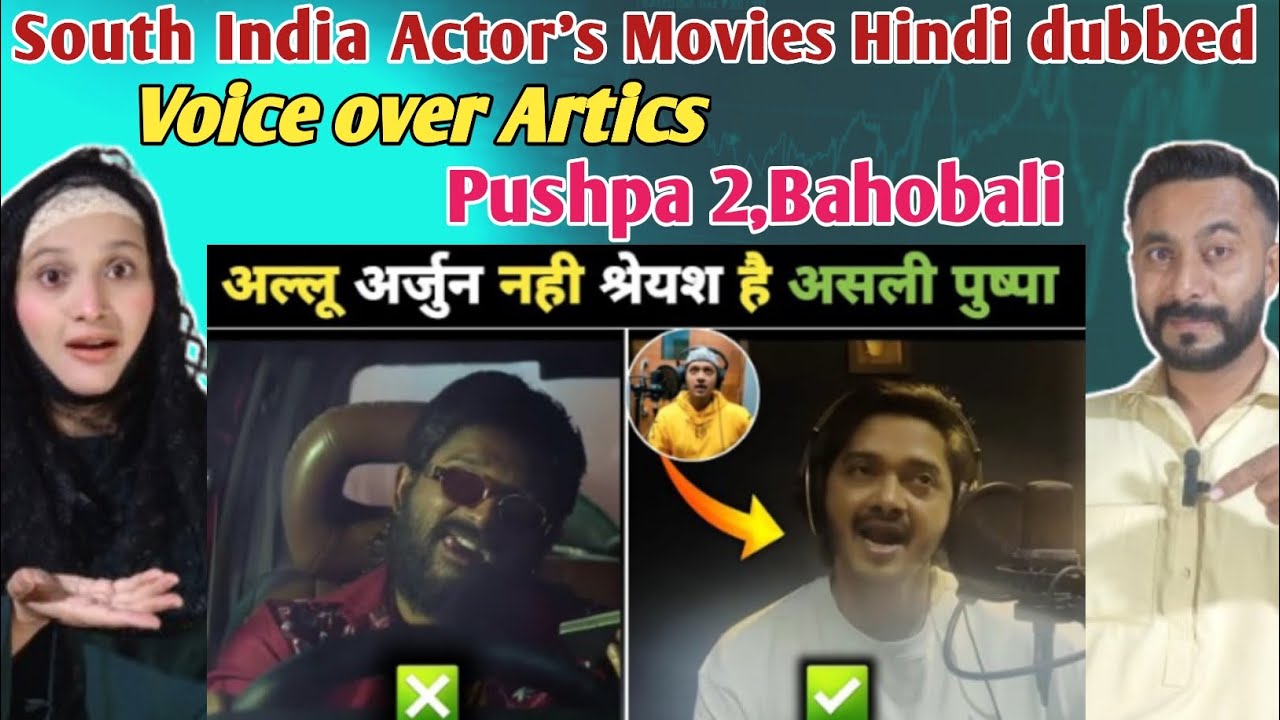 South Indian Actors And Their Real Voice Dubbers | Dubbing Artists |  Pushpa 2, Babobail