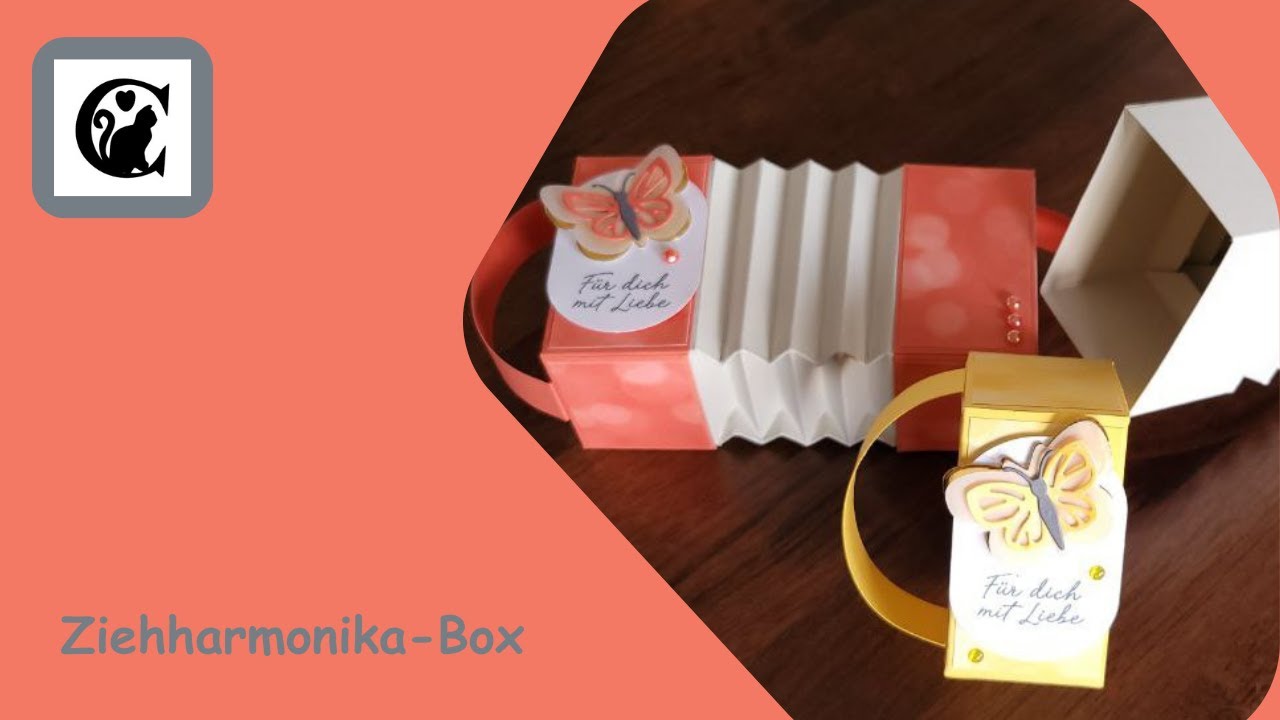 Ziehharmonika Box | Schmetterlingszart | Stampin'Up®