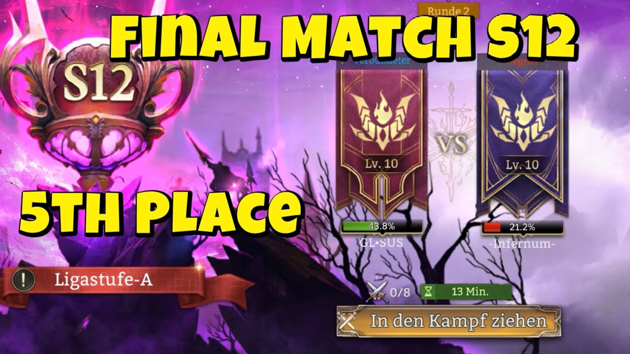 Final Match S12 versus Infernum | Watcher of Realms