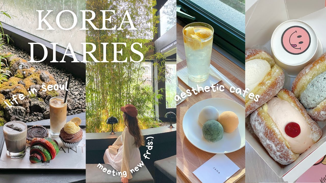 korea vlog 💌 first week living alone in seoul, aesthetic cafe in seongsu, new hair, meeting new frds