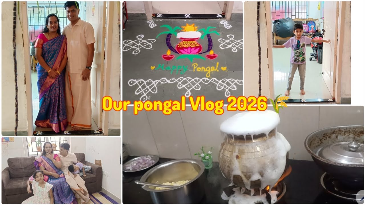 Our pongal vlog 2026 ✨ | private to public paniyachu👍