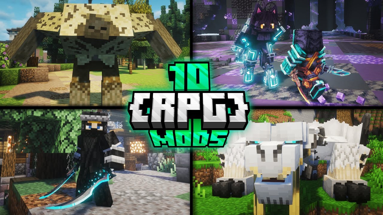 Топ-10 RPG модов для Minecraft (Forge/Fabric 1.20.1)