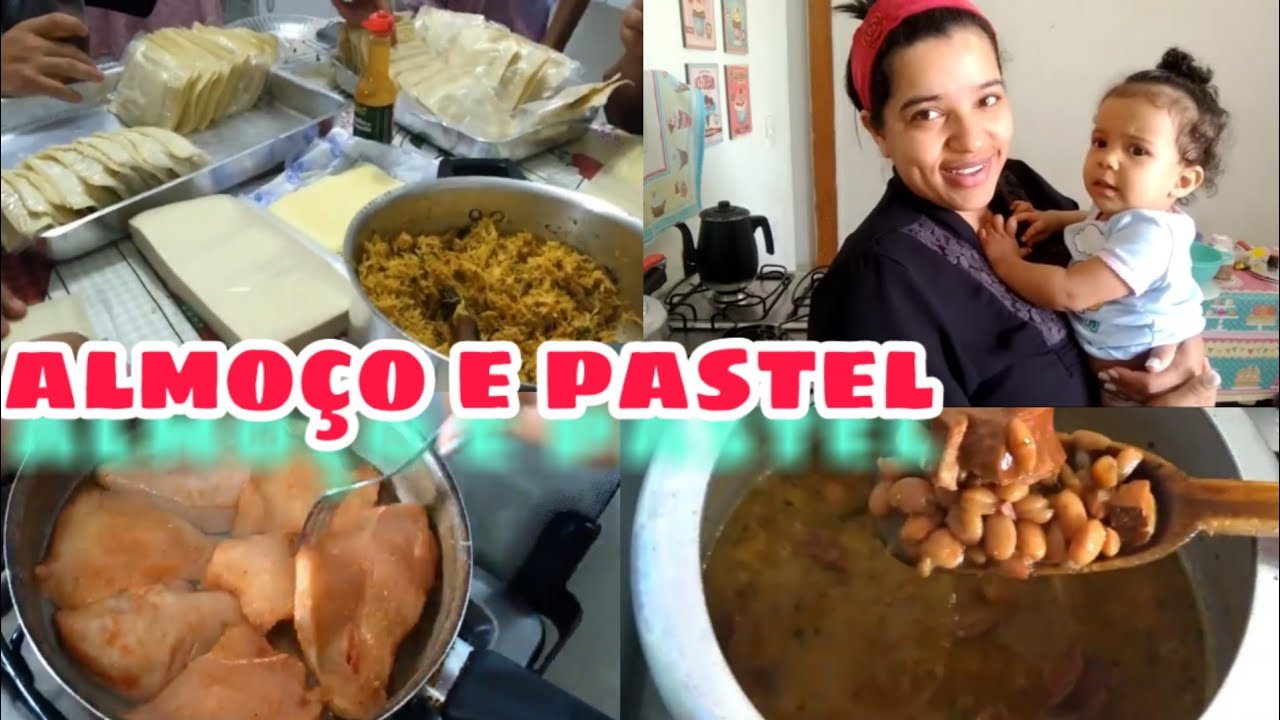 VLOGANDO UMA COMIDA SIMPLES🍝🍲🍛🥗 +PASTEL NA CASA  DE MINHA TIA 🌮 E MAIS ....
