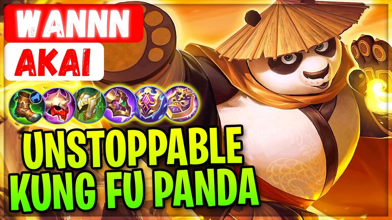 Wann Unstoppable Kung Fu Panda [ Wannn Akai ] Mobile Legends Gameplay And Build.