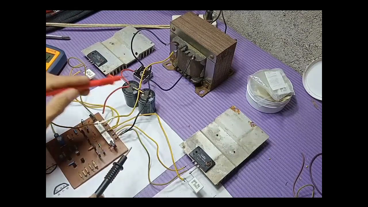 Pioneer power amplifier 60- 0v 60+ (diy)