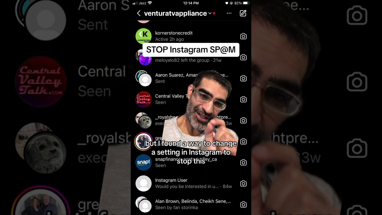 How to stop Instagram spam messages 👍
