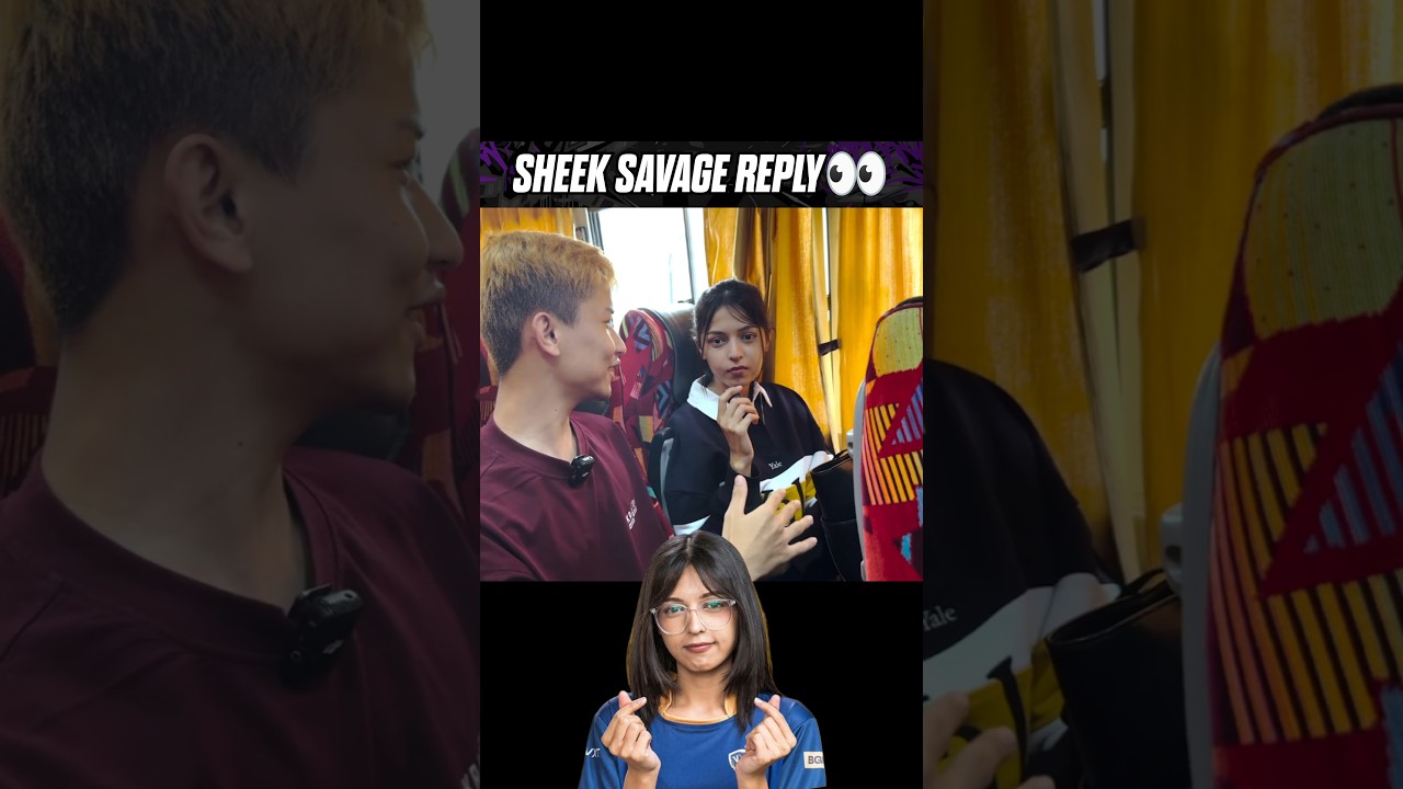 Sheek Savage Reply👀 #sheek #s8ulsheek #s8ul #bmsd #shiraj #bgmiesports #bmsd2025 #pmgc #bmic