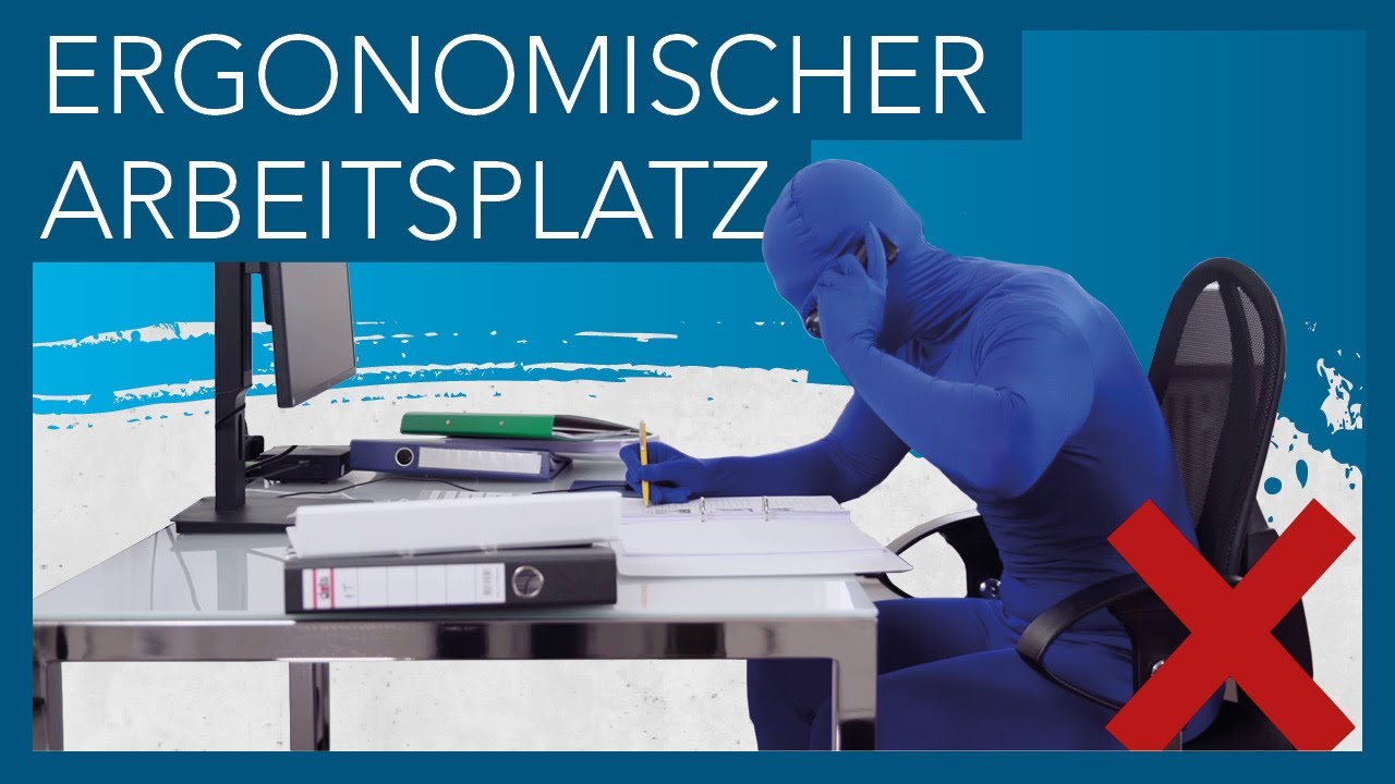Ergonomie am Arbeitsplatz - Stuhl, Tisch & Monitor richtig einstellen | Ergi's Tipps