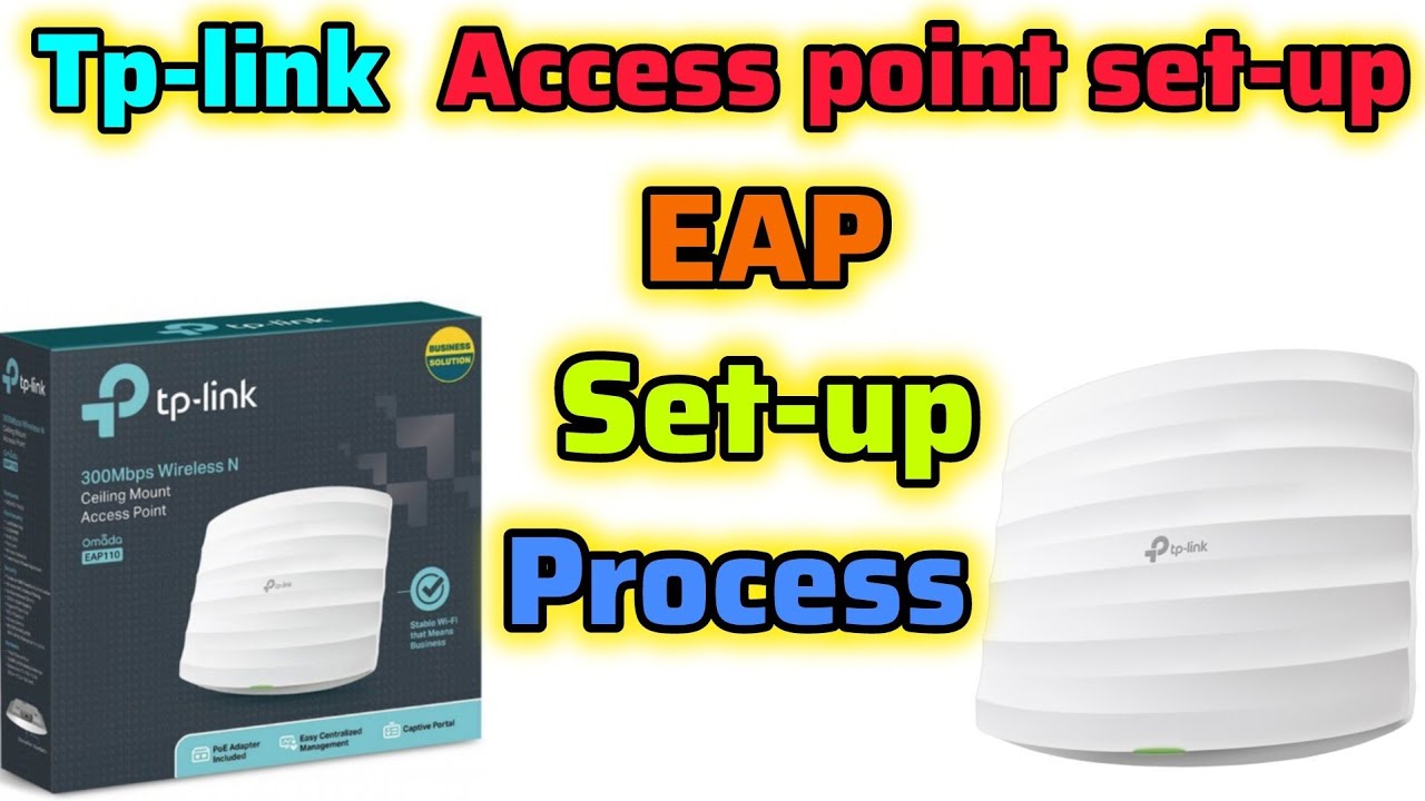How to setup tp-link access point | tp-link access point configuration