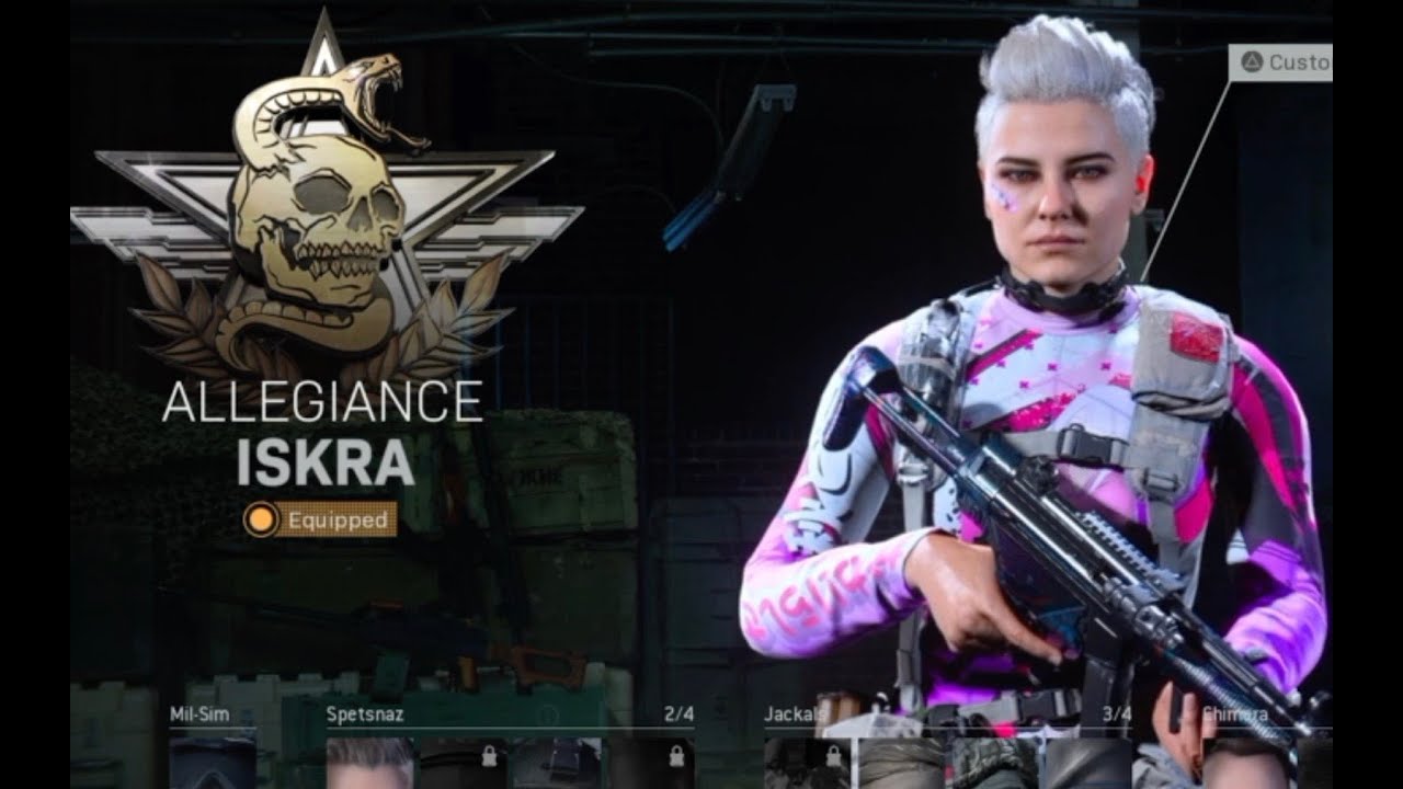 Heart Of Glass How To Unlock!(Iskra Operator Ski) Call Of Duty Modern Warfare!