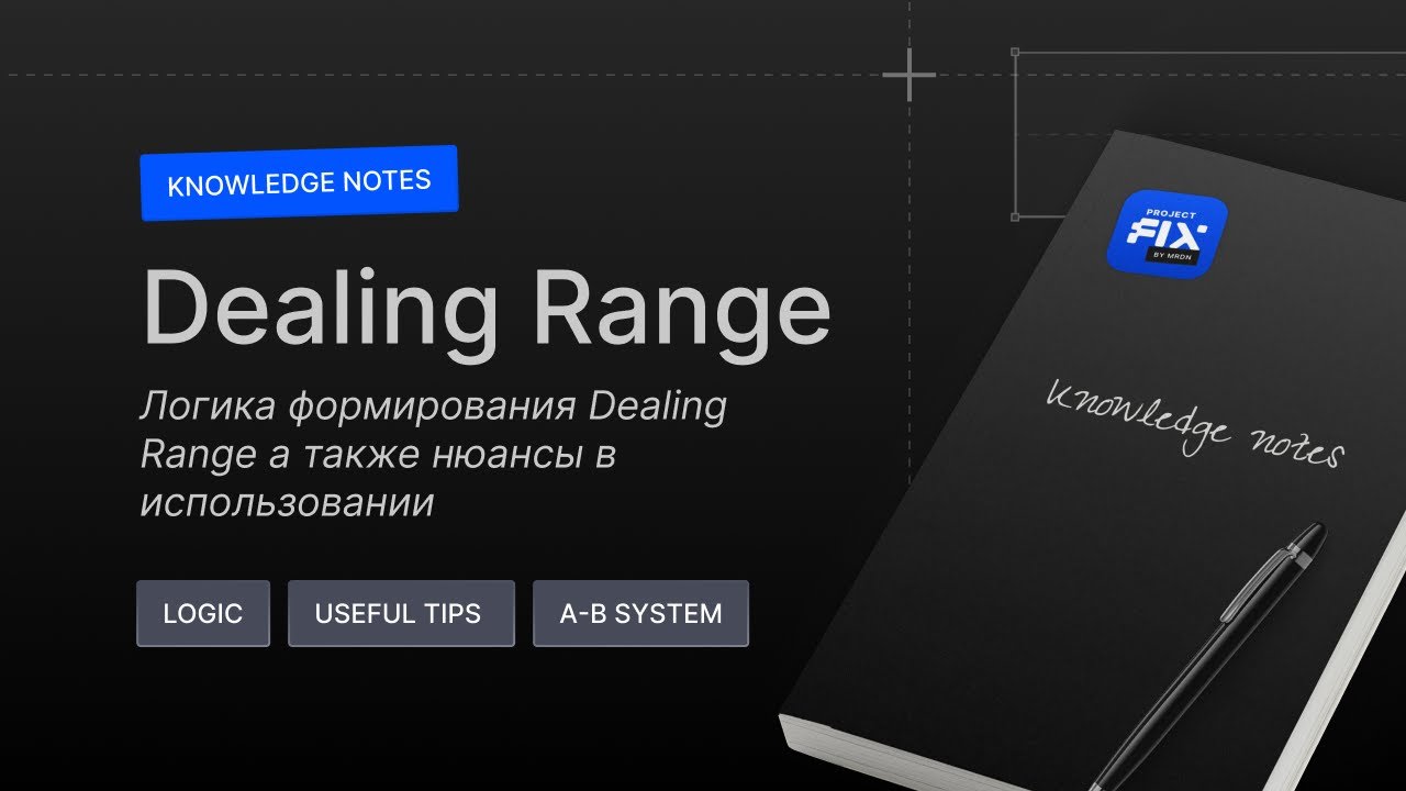Стратегия А-В I Что такое Dealing Range? I Как использовать в торговой системе?