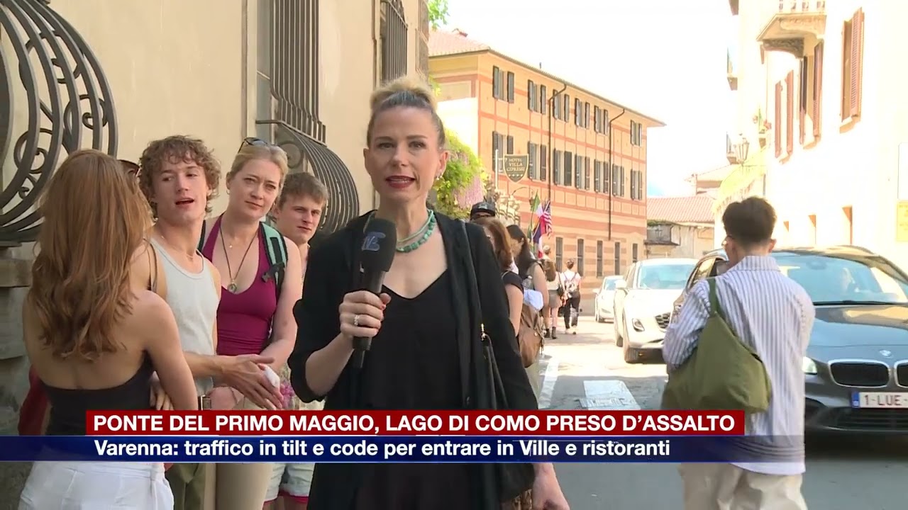 Etg - Ponte del Primo Maggio, Lago di Como preso d’assalto dai turisti