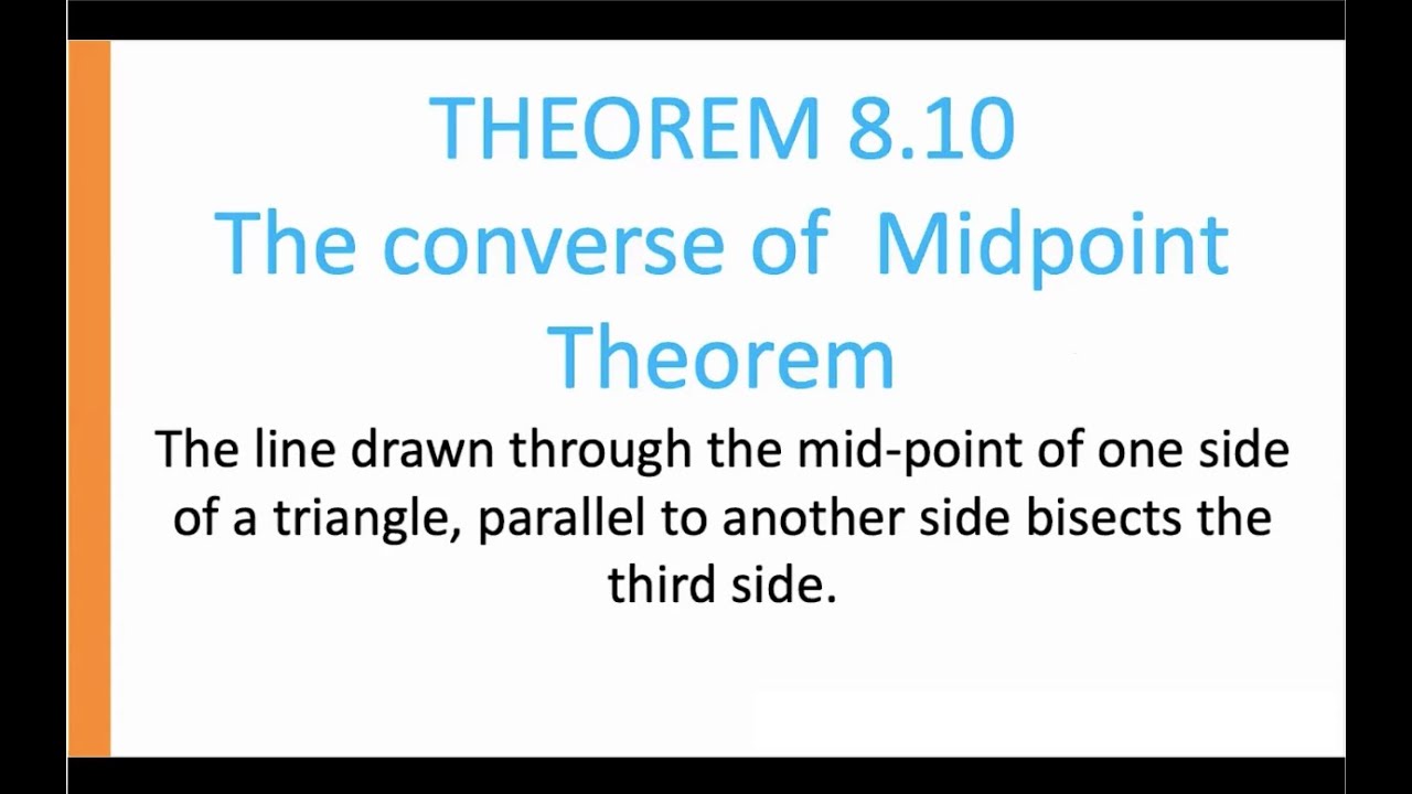 Video_10 Theorem 8.10 (Proof) | Grade 9 | CBSE | NCERT