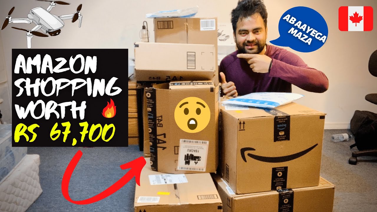 amazon prime days shopping in canada, bought new dji drone, international students shopping time