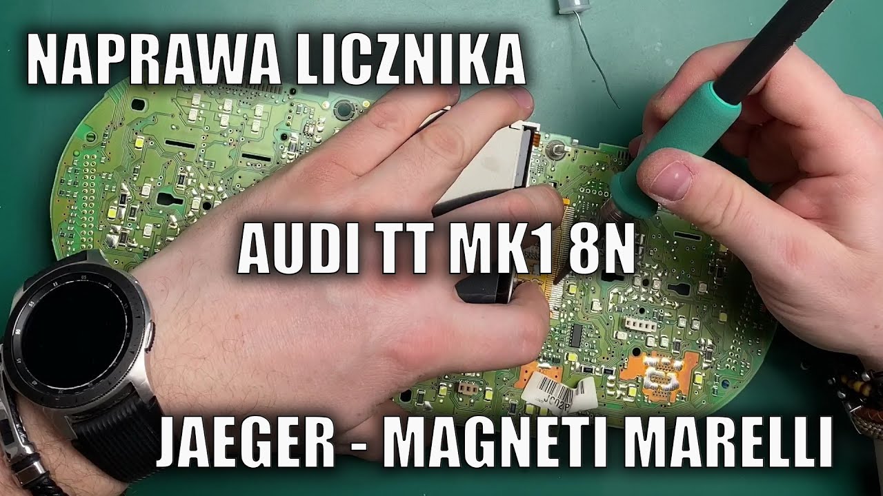 #1 Naprawa licznika Audi TT MK1 8N - wymiana MCU, LCD