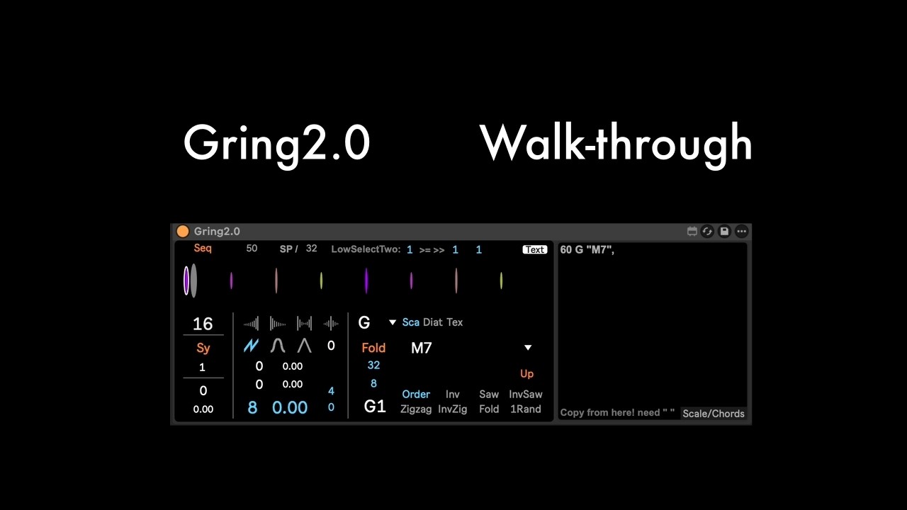 Gring 2.0 Update Walk-through (M4L Device)