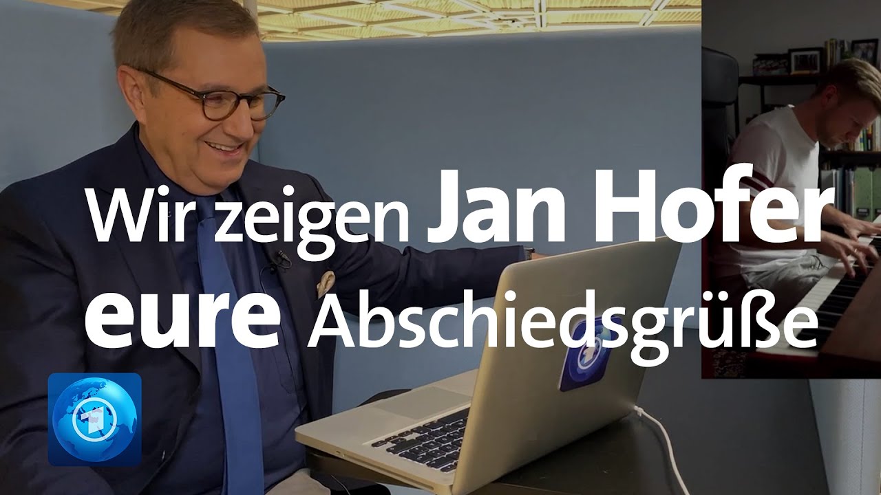 Wir zeigen Jan Hofer eure Abschiedsgrüße | tagesschau