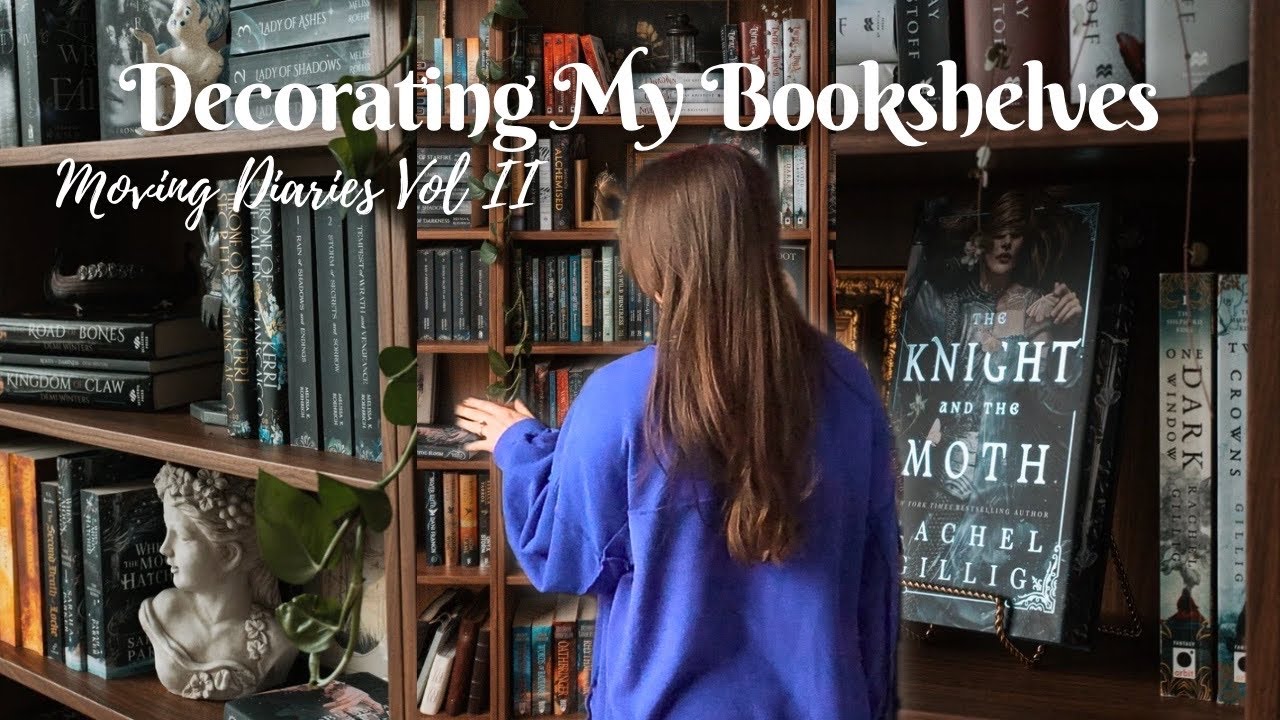 Дневники переезда, том II ☕️ 📖 Украшаю свои книжные полки!! Покупки в секонд-хенде, декор дома, о...