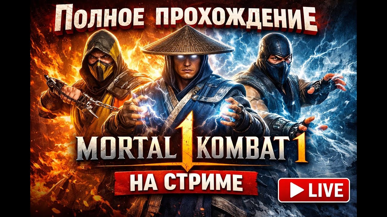 🔥 Mortal Kombat 1 — Прохождение на стриме 🔥