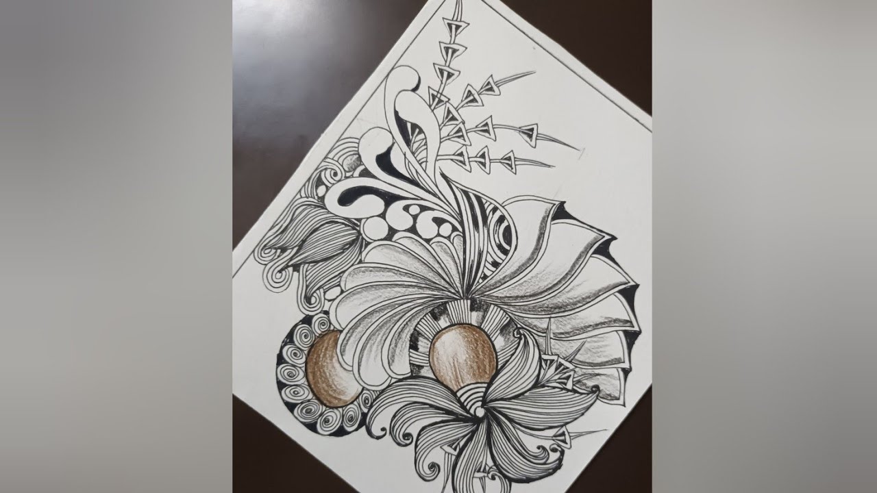 zentangle art Day -3 #art #zentangle #day 