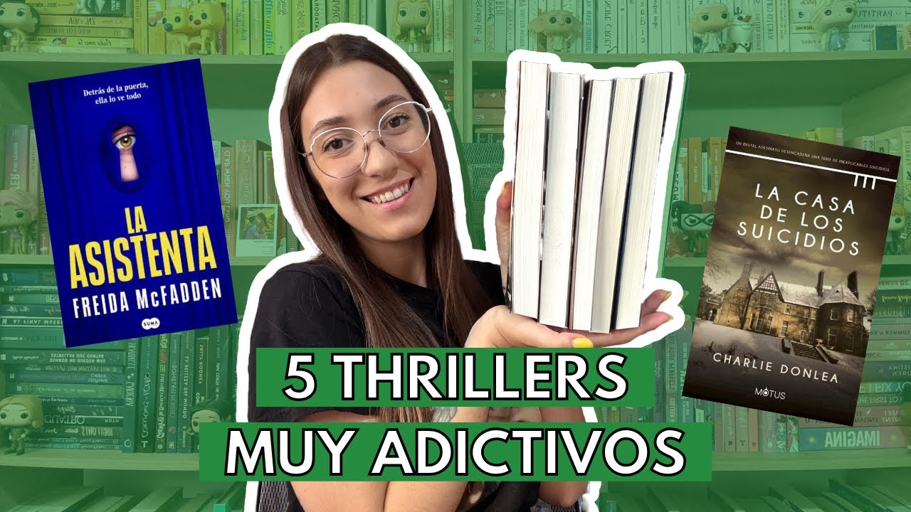 5 THRILLERS MUY ADICTIVOS 🤯 | Hoy esta para leer
