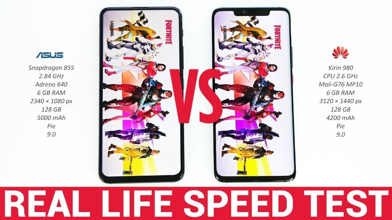 Asus ZenFone 6 vs Huawei Mate 20 Pro (w/ EMUI 9.1) - Real Life Speed Test! [Big Difference?]