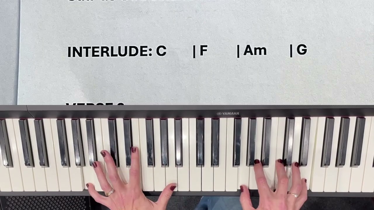 He Leadeth Me (key of C)